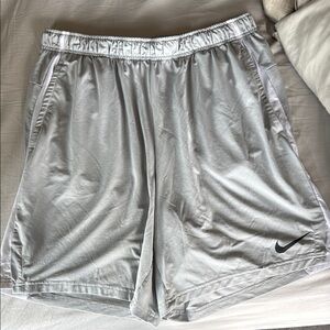 Nike Silver Athletic Shorts